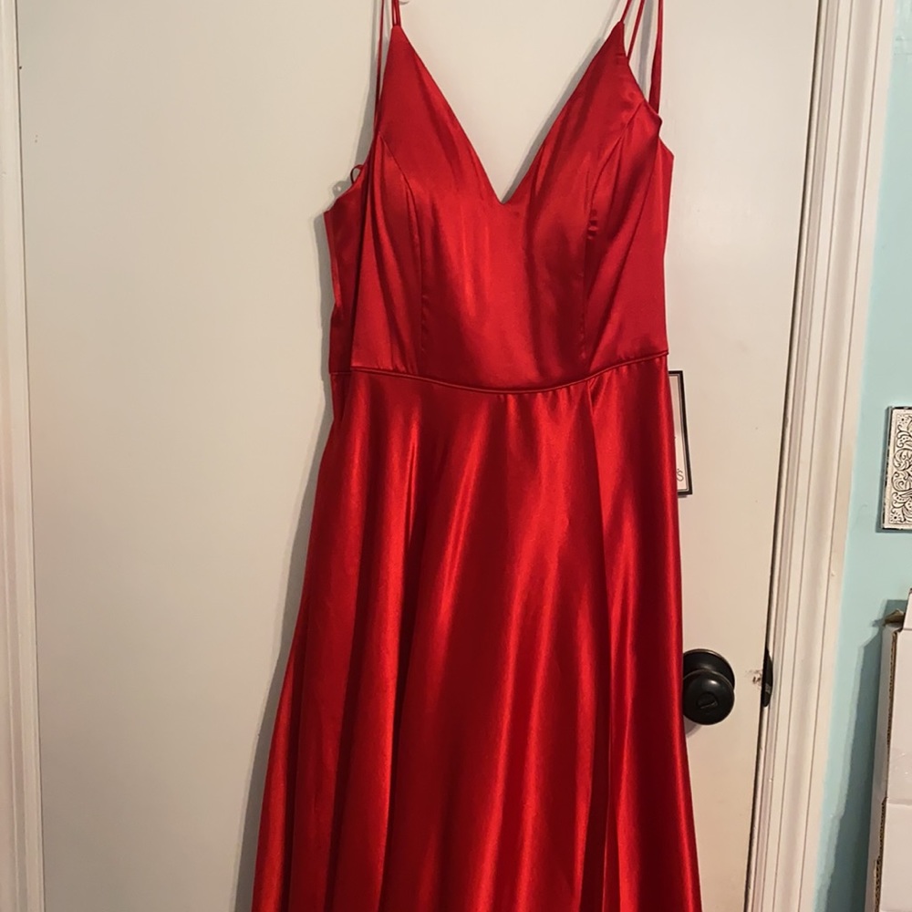 Sequin Hearts red Prom dress from Macy’s. NWT. never worn